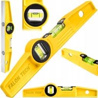 Poziomica magnetyczna libella Falon-Tech 0,25 m 25cm trapezowa aluminiowa