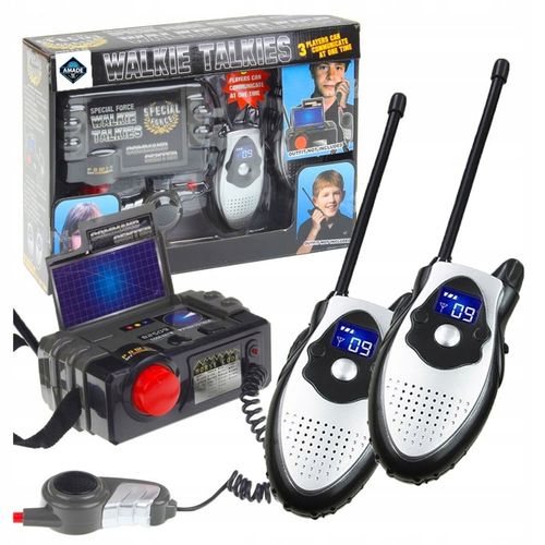 WALKIE TALKIE DLA DZIECI 2 x krótkofalówka ZESTAW łoki toki + BAZA do 30m na Arena.pl