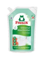 Frosch żel do prania uniwersalny do wszytskich kolorów wegański bio temperatura 20-95 st 24 prania 1,8l