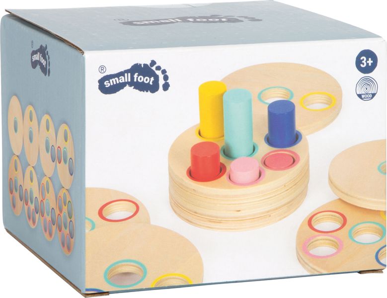 Drewniana Piramidka edukacyjna Dopasowanie Kształtów zdjęcie 2