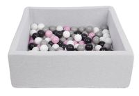 Suchy basen dla dziecka z piłeczkami 150szt, ok. 90x90 cm ZESTAW Z PIŁKAMI