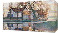 Obraz 50x30cm Farm near Duivendrecht, Piet Mondrian Vintage Salon