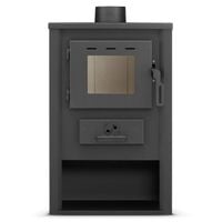 Piec kominek stalowy szamotowy BLIST B1 e koza 9kW