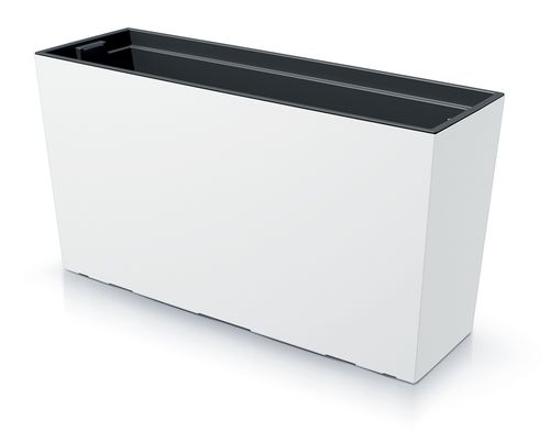 Doniczka wysoka Urbi Case M DUC800M z wkładem | Biały na Arena.pl