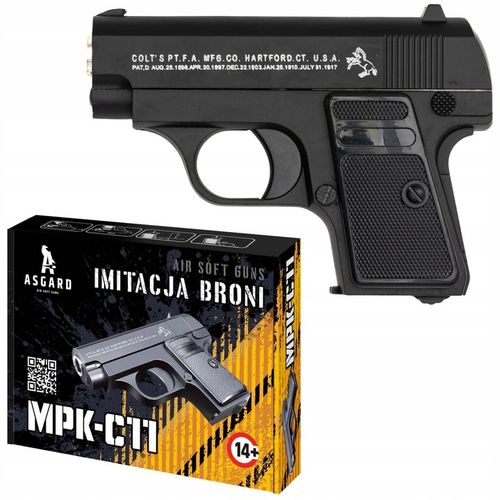 Pistolet metalowy na kulki 6mm COLT ASG imitacja broni replika MPK-C11 na Arena.pl