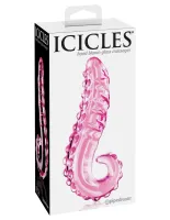 Macka Ośmiornicy Szklany Korek Analny Różowy - Icicles No 24 Pipedream
