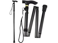 Laska inwalidzka ortopedyczna aluminiowa składana