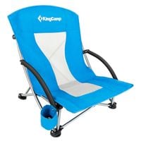 składane krzesło kempingowe king camp deluxe niebieskie