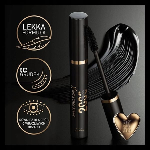 Max Factor 2000 Calorie - Tusz do Rzęs z Efektem 3x Objętości zdjęcie 8
