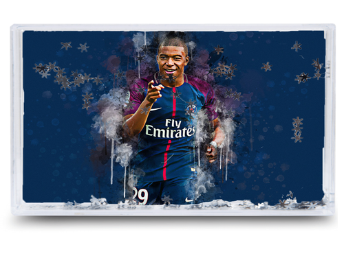 Akwarium - Ramka wodna 3D - Mbappe na Arena.pl