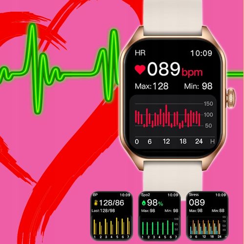 Smartwatch niktrade 206477684 czarny na Arena.pl