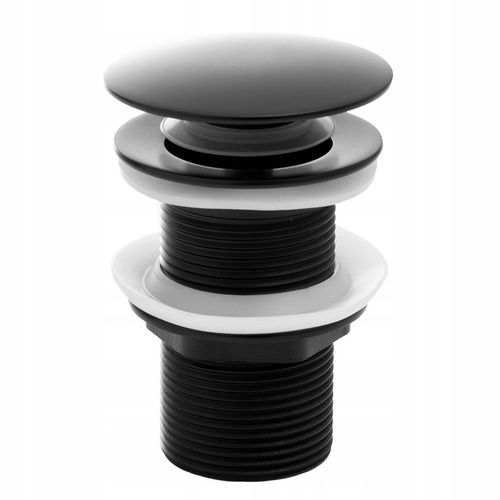 Korek umywalkowy automatyczny bez przelewu klik klak czarny YOKA HOME na Arena.pl