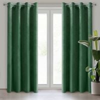 Zasłona na przelotkach ROSA 140x250 zielona