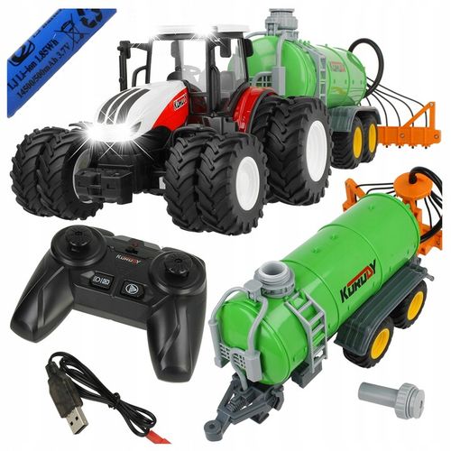 ZDALNIE STEROWANY TRAKTOR XXL CIĄGNIK ROLNICZY PILOT R/C CYSTERNA NA WODĘ na Arena.pl