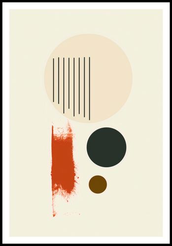 Plakat 68x101cm Symetryczna Struna na Arena.pl