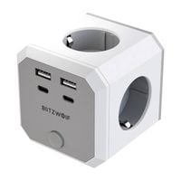 Kostka zasilająca BLITZWOLF BW-EC2 8-in-1 4xAC / 2 x USB-A / 2 x USB-C