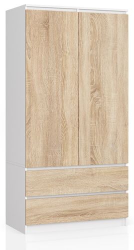 SZAFA S90 2D 2SZ CLP PK BIAŁY / SONOMA na Arena.pl