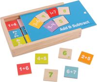Drewniana układanka nauka Dodawania i Odejmowania