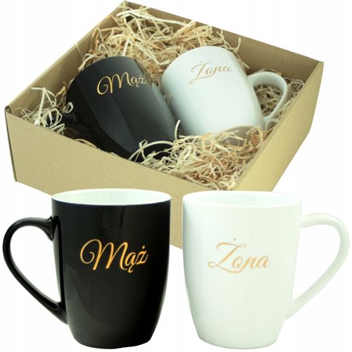 PREZENT NA ŚLUB WESELE ŚLUBNY ZESTAW KUBKÓW na Arena.pl