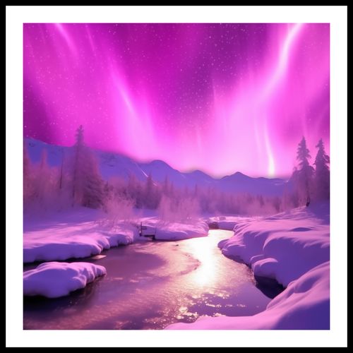 Plakat 80x80cm Aurora Nad Niebiem na Arena.pl
