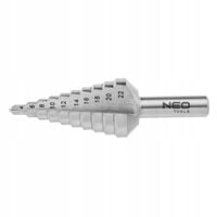 Wiertło stopniowe stożkowe HSS do metalu aluminium 4-22mm NEO