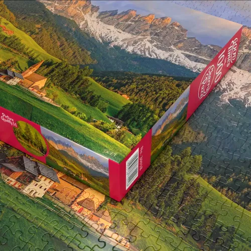 Puzzle 1000 elementów. Wioska Świętej Magdaleny w Dolomitach 30028 na Arena.pl