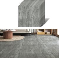 Naklejki na płytki podłogowe PVC beton szare 30x30cm 12szt wodoodporne
