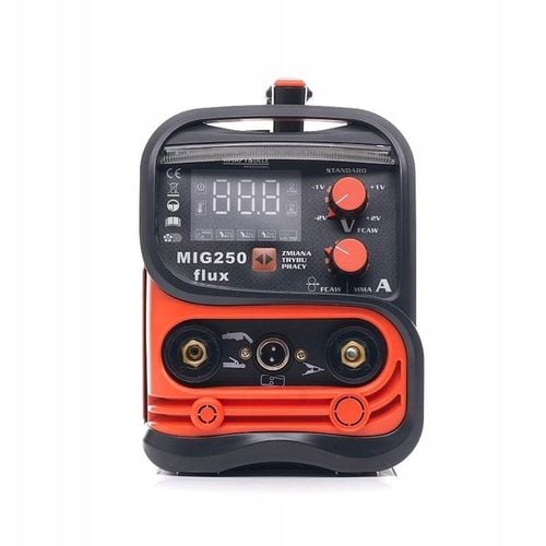 SPAWARKA MIGOMAT BEZGAZOWY INWERTOROWY FLUX MIG MAG MMA 250A EURO LCD na Arena.pl