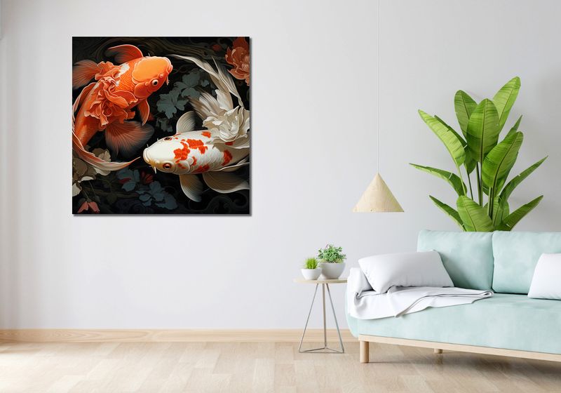 Obraz 100x100cm Harmonijny Taniec zdjęcie 2