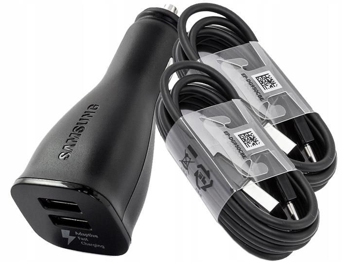 ŁADOWARKA SAMOCHODOWA EP-LN920 + 2 x KABEL TYP C DG950 zdjęcie 1