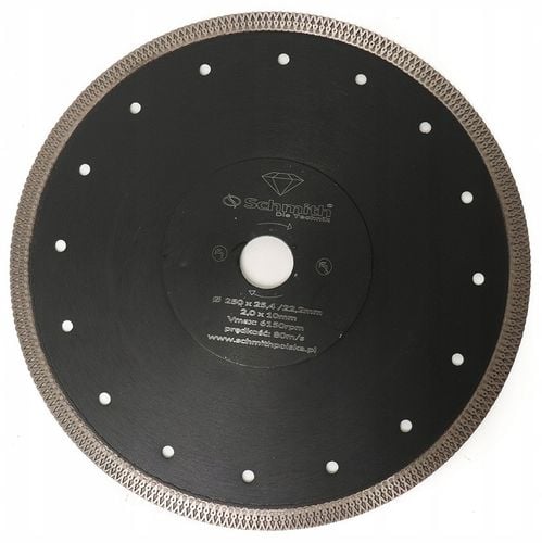 TARCZA DIAMENTOWA 250MM 25,4 GRESU PŁYTEK SCHMITH na Arena.pl