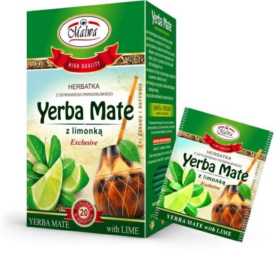 MALWA HERBBATA YERBA MATE 20TB LIMONKA zdjęcie 1