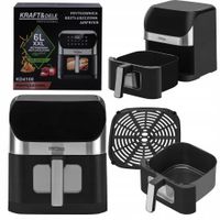 Frytkownica beztłuszczowa led airfryer 6l 2000w xxl 10 trybów KD4108