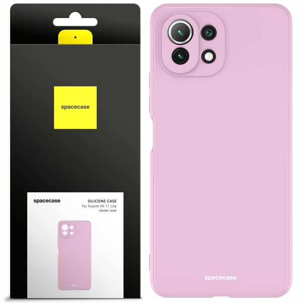 Spacecase Silicone Case Xiaomi Mi 11 Lite Lilac zdjęcie 1