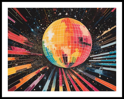 Plakat 65x50cm Disco Gra! na Arena.pl