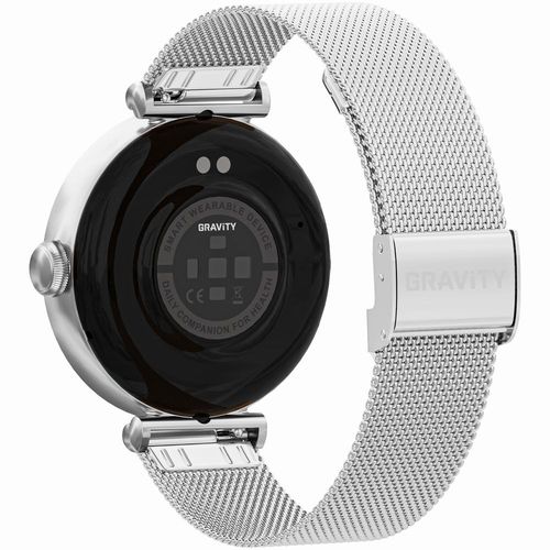 smartwatch gravity srebrno biały 2 paski gt26-8 na Arena.pl