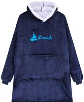 KOCOBLUZA BLUZA KOC OVERSIZE Z HAFTEM PREZENT personalizowany napis tekst