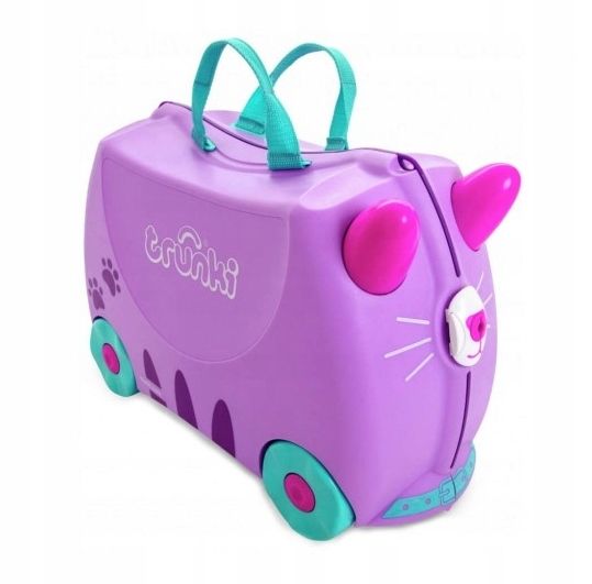 Trunki Jeżdżąca walizeczka Trunki - Kotek Cassie + naklejki zdjęcie 1