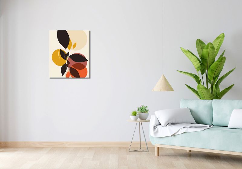 Obraz 50x60cm Brzask Złota zdjęcie 2