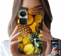 ETUI DO OPPO RENO10 PRO 5G - ANANAS OWOCOWY CASE OBUDOWA + FOLIA