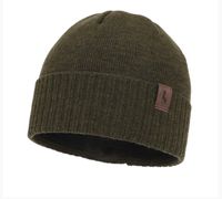 Czapka myśliwska Agbo Hogan wełna Merino - khaki, oliwkowa