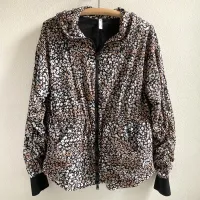 FP Movement Bluza Sportowa Rozpinana Damska w Panterkę Oddychająca S