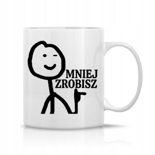 KUBEK PREZENT URODZINY DO PRACY ZABAWNE ŚMIESZNE DO KAWY BEZ CENZURY 330ml na Arena.pl