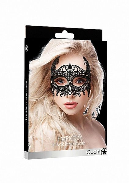 Empress Black Lace Mask - Black zdjęcie 2