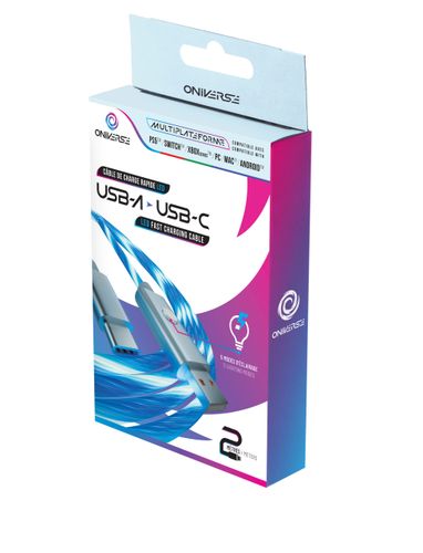 Kabel Oniverse LED Rapid Charge USB-A / USB-C na Arena.pl