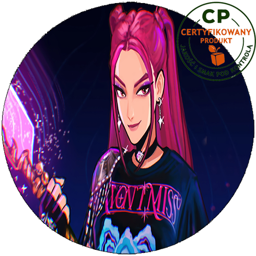 Opłatek waflowy na tort - K-Pop Demon Hunters na Arena.pl