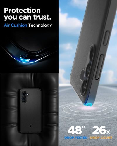 spigen essential sandblast galaxy m55 5g matte black na Arena.pl