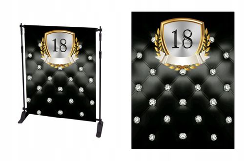 TŁO FOTOGRAFICZNE ścianka do zdjęć 18stka urodziny na Arena.pl