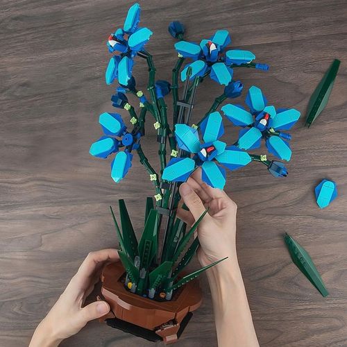 KLOCKI KWIATY BUKIET KONSTRUKCYJNE KREATYWNE PREZENT DLA NIEJ 1097ELEMENTÓW na Arena.pl