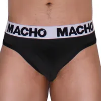 macho mtg002 stringi męskie czarne l - elastyczne i oddychające
